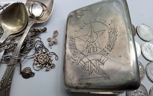 Серебро. Монеты,лом и всякая всячина.