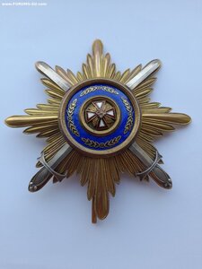 Звезда ордена Белого орла с мечами. Эдуард.
