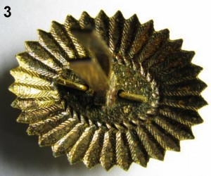 Генеральская кокарда, повседневная (звезда накладная)