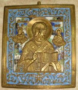 Никола. 5 эмалей, сохран.
