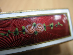 Шкатулка,эмаль