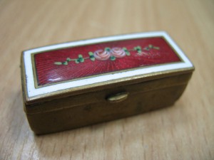 Шкатулка,эмаль