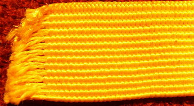 Шелковые желтые лычки на погон РККА