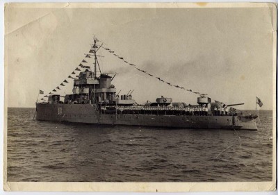 канонерская лодка Красное знамя 1947  г.