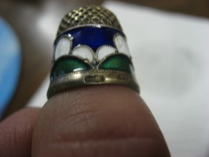 наперсток с эмалькой 916 пр.