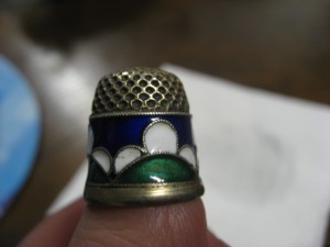 наперсток с эмалькой 916 пр.