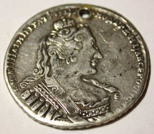 Рубль Анна 1734 наградной!!!