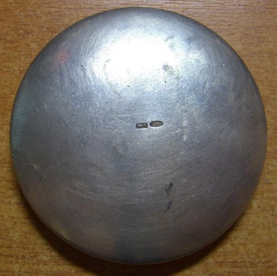 Пудренница. Серебро, 20-х,30-х годов.