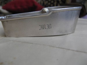 ==Пепельница ,Серебро , 84пр ,Именная на ЧКиста RRR==