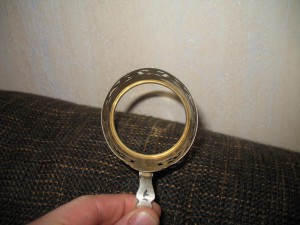 875 подстаканник___отличный сохран,позолота