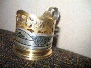 875 подстаканник___отличный сохран,позолота