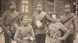 Фото бойцов с ГК, апрель 1916 года.