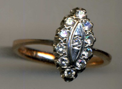 Кольцо с БРЮЛИКАМИ