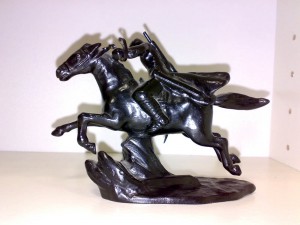 Красноармеец на коне-КАСЛИ