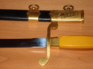 Кортик ВМФ ЗИК 1951 (люкс) с подвесом