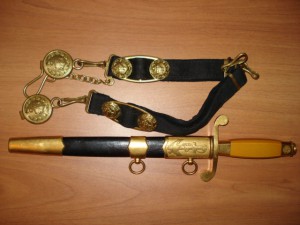 Кортик ВМФ ЗИК 1951 (люкс) с подвесом