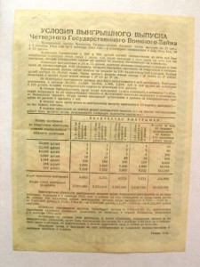 денежно-вещевые лотереи 40-ых годов!