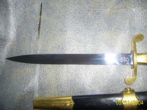 Кортик  ВМФ - ЗиК- 54 г. Супер. с Подвесом.