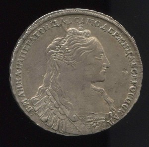 Рубль. Анна 1735г