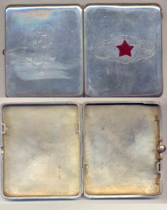 портстгар серебрянный 875 пр. , подарочный