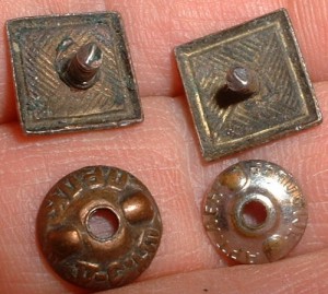 Пара Винтовых Кубарей на Петлицы