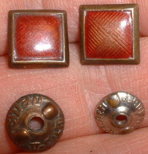 Пара Винтовых Кубарей на Петлицы