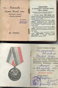 Материнский набор