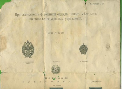 Кокарда почтово-телеграфных учреждений