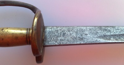 Тесак с клинком времен Екатерины II, 1773 года