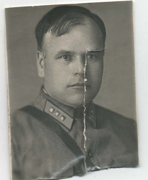 Лот фотографий подполковника НКВД Воробьева М.И.
