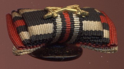 Колодка с медалью Красного креста за Русско-Японскую войну.