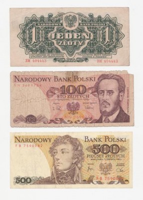 Боны. Польша. 1938г 1944г. 1982г.