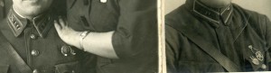 2 фото военный со знаками 1940-41 гг.