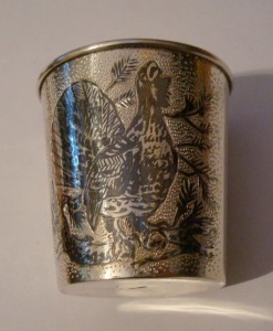 Стопка - "ДРУГУ" , серебро