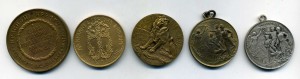 5 памятных медалей (первая мировая)