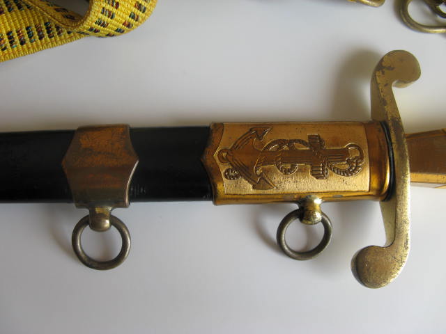 Кортик ВМФ, булат 1977 г. Хороший сохран,обвес.