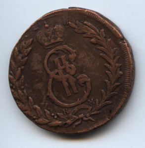 5 копеек 1772 МОНЕТА СИБИРСКАЯ