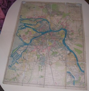 Карта Петрограда 1916 г