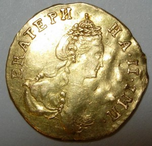 Полтина для дворцового обихода, 1777 год