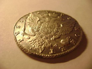 1 рубль 1775 сПБ-ТИ-ФЛ