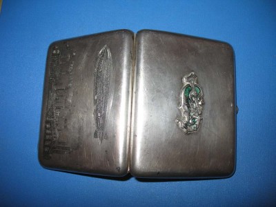 ПоРтСиГаР,серебро__довоенный__ПРАВДА__Дирижабль__Завод !!!!!