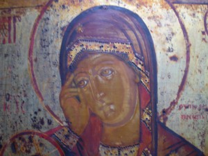 БОГОРОДИЦА в ОКЛАДЕ(серебренное шитье)