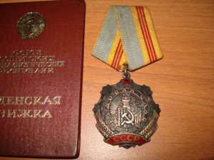 Трудовая слава 518260 + док (люкс)