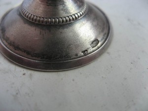 Рюмка, серебро.