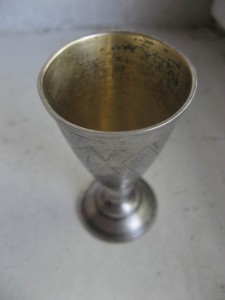 Рюмка, серебро.