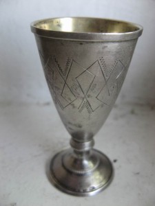 Рюмка, серебро.