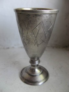 Рюмка, серебро.