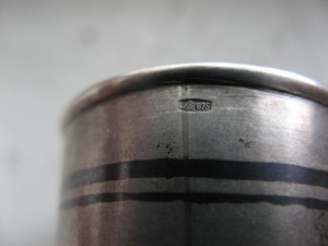 Рюмка. Серебро. №2