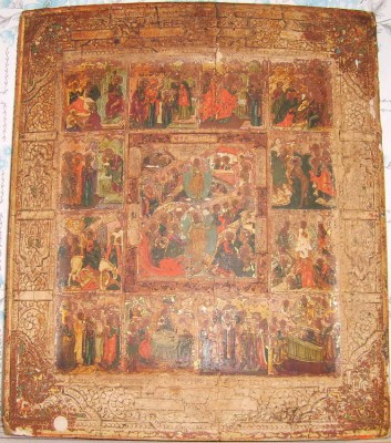 ПРАЗДНИКИ. Аналой. Ковчег. Золото.