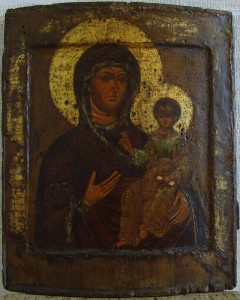 ОДИГИТРИЯ. Первая половина XVII века. Двойной ковчег.